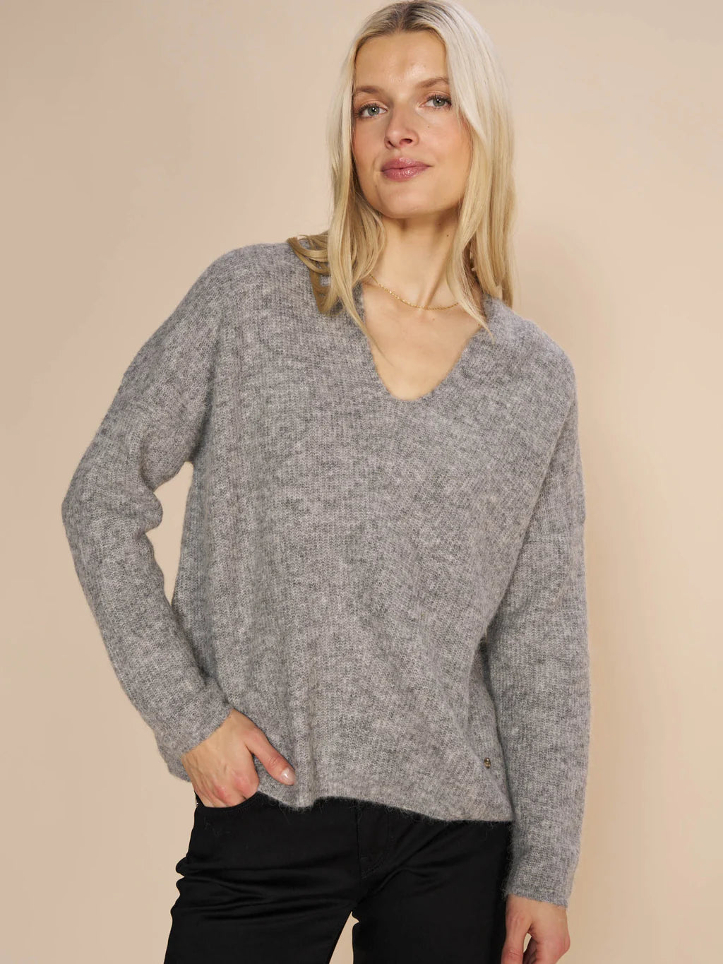 Mos Mosh Thora V Neck Knit