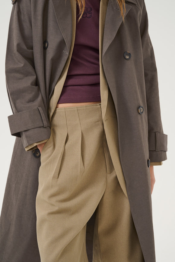 My Essential Wardrobe Mira Long Trench 