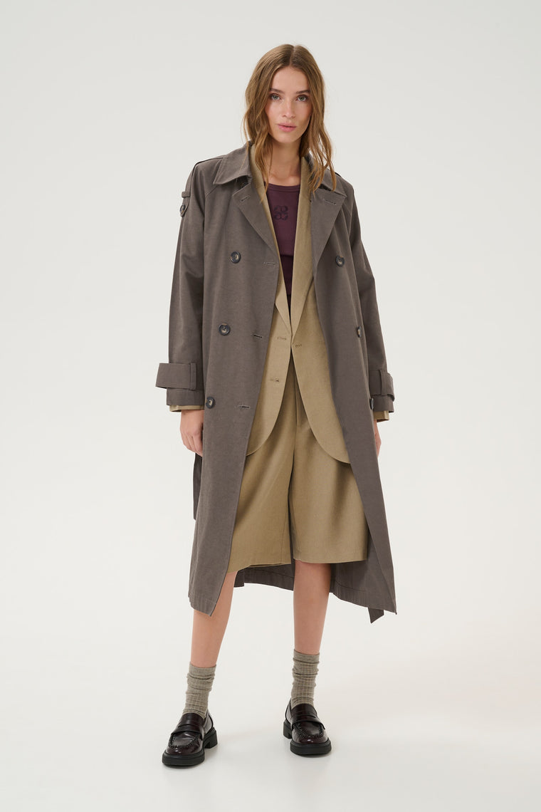 My Essential Wardrobe Mira Long Trench 