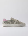 D.A.T.E. Sneakers Hill Low Glitter Platnium