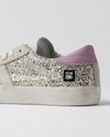 D.A.T.E. Sneakers Hill Low Glitter Platnium