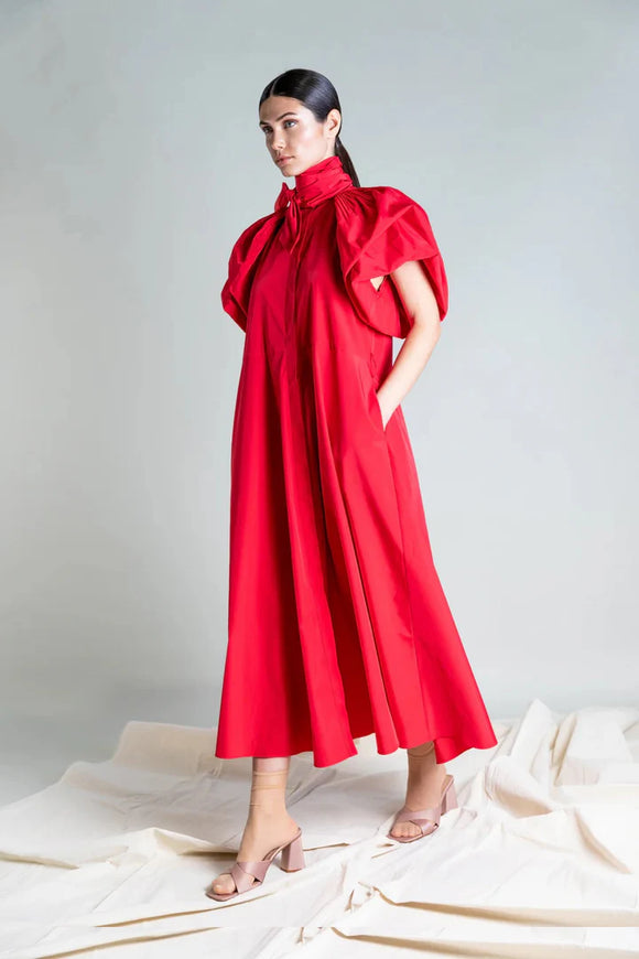 Psophia 1971 Red Taffeta