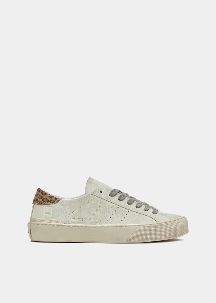 D.A.T.E. Hill Low Suede Cream