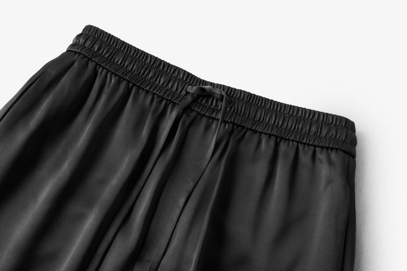 MM Black Satin Pant