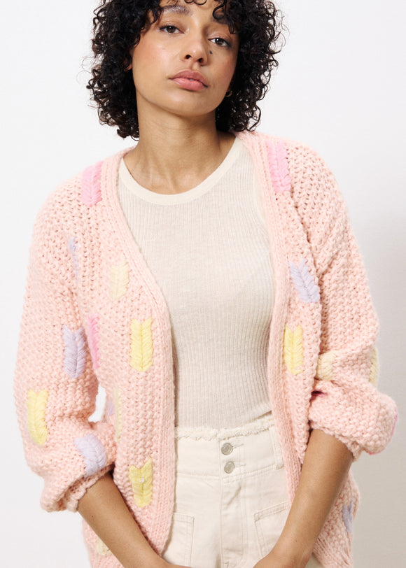 Frnch Lobelia Cardigan 
