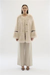 Karen By Simonsen Pearly Fur Coat 