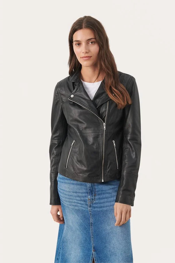 Part Two Frances Leather Jacket