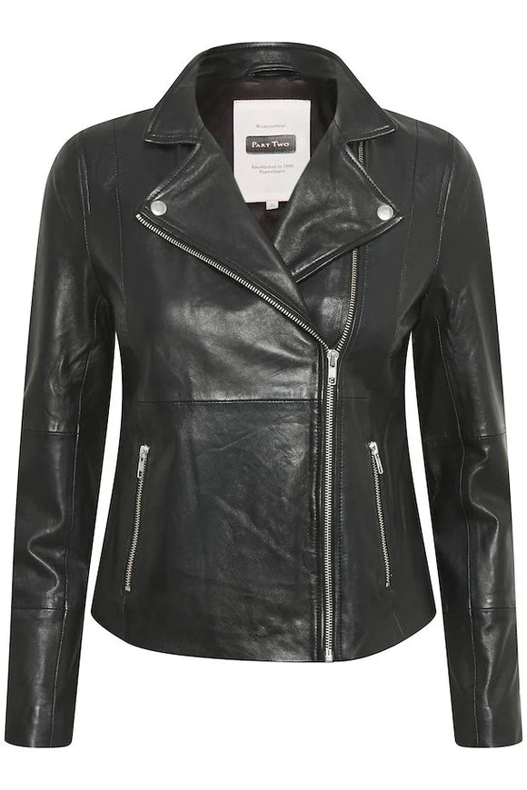 Part Two Frances Leather Jacket