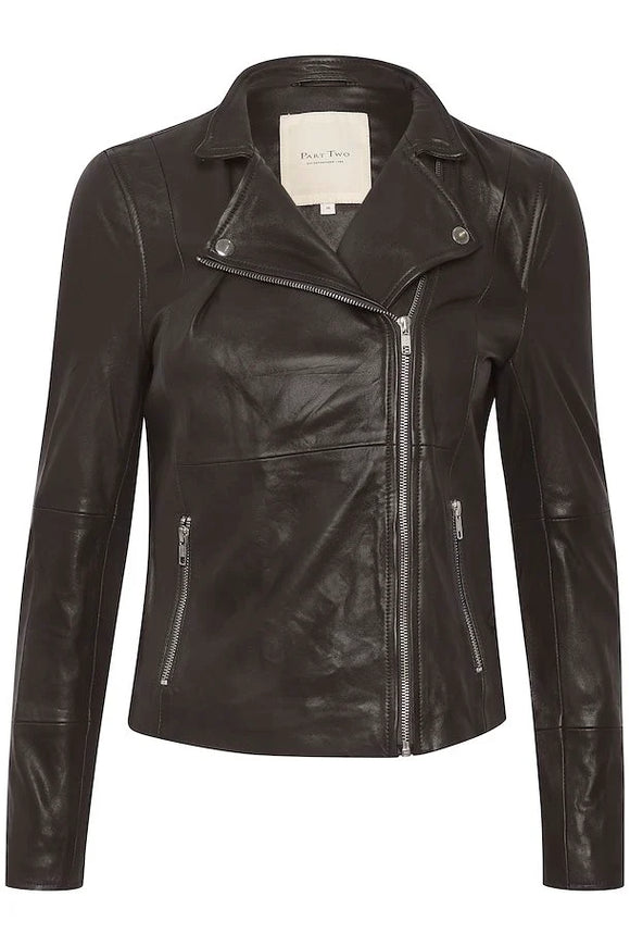 Part Two Frances Leather Jacket